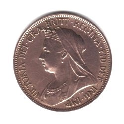 1898 обединено Кралство обединено Кралство Англия Монета в полпенни КМ#789
