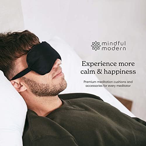 - Внимателна и модерна лавандуловата маска за очите | Идеален аксесоар за медитация, йога, Савасаны и на сън | Леко утяжеленная за дълбока релаксация | Ароматизирани