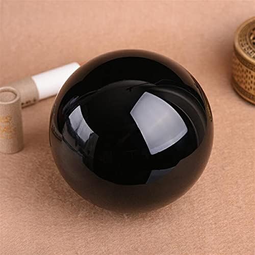 30 mm-100 mm Black Кристална топка от обсидиан, цветна топка на Фън Шуй, Лечебен камък, Реквизит за снимки, Стъклени