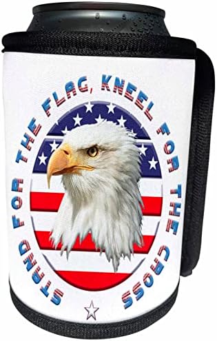 3росите американски флаг, белоголового орлана. Невероятен патриотичен подарък. - Опаковки за бутилки-охладители (cc-362815-1)