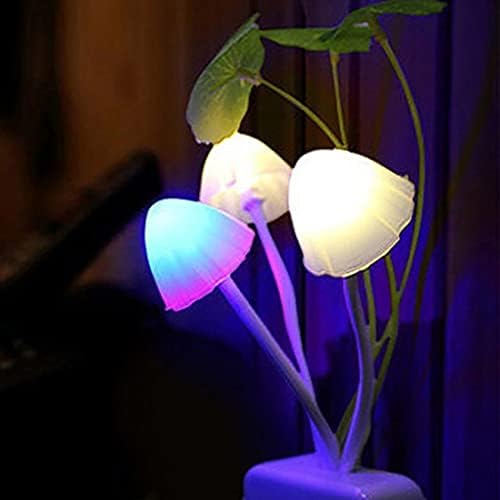 Tuelaly Сладък лека нощ, 1БР САЩ ЕС Включете Адаптера LED нощна светлина, промяна на Цвета на Светлината Чувство за Контрол Грибовидная Лампа