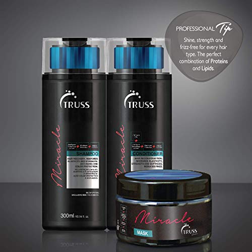 Комплект за Нощно грижа за косата TRUSS Night Spa с Серум за коса Miracle Shampoo и Климатик