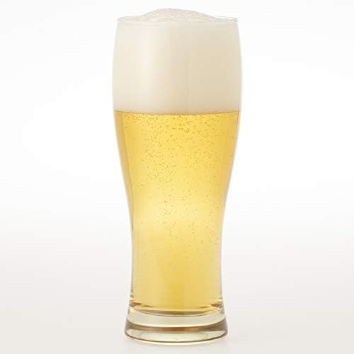 Чаша за бира Toyo Sasaki Glass P-46102GY-JAN-P, Амбър, 12,2 течни унции (365 мл), Чаша на ечемичени саке, Амбър,