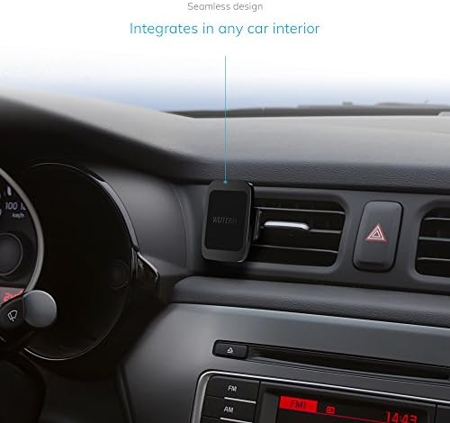 Комплект магнитни вентилационни за притежателите на мобилни телефони WUTEKU за кола - Работи на всички автомобили,