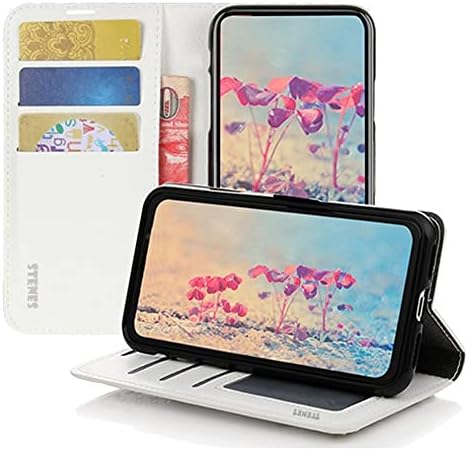 Чанта-портфейл STENES Bling за телефон, съвместим с Samsung Galaxy S23, Ултра-Стилен - Кожен калъф ръчна изработка