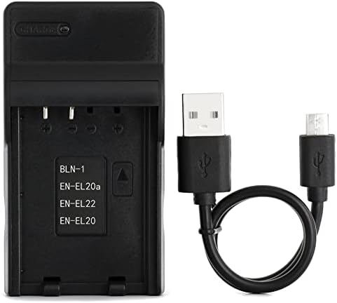 EN-EL20 USB Зарядно устройство за Nikon 1 AW1, 1 J1, 1 J2, 1 J3, 1 J4, 1 S1, 1 S2, 1 V3, фотоапарати Coolpix A и