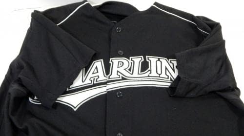 2003-06 Флорида Марлинз Мат Тринор #20 Използван в играта Черна Риза BP ST XL 077 - Използваните в играта тениски MLB