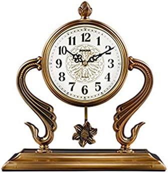 UXZDX Домашни Настолни Часовници за Всекидневна, Настолни Часовници За Декорации, Креативни Настолни Часовници в Ретро стил (Цвят: Стил 2)