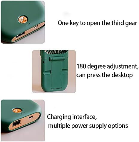 Мини вентилатор NSDRBX, който може да се носи на врата и на ръката, а също и за работния плот. Регулируеми три нива