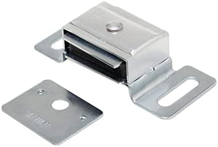 Litepak Магнитна Ключалка за врати на шкафове, Шкафове с чекмеджета, Щори с Метален корпус + Капаче и винтове (12