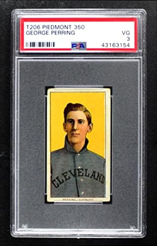 1909 T206 Джордж Перринг Кливланд дневен сън (индианците) (Бейзболна картичка) PSA PSA 3.00 Дневен сън (индианците)