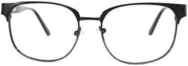 Компютърни очила На lifestyle метални кръгли с пълна рамки 51 мм, черни unisex_alacfrpr4882