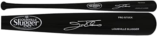 Бейзболна бухалка с автограф на Джим Том Louisville Slugger Pro Stock Black - Бейзболни бухалки MLB С Автограф
