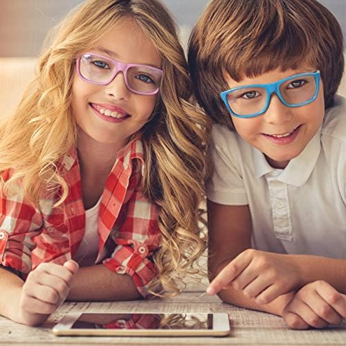 Детски слънчеви Очила с защита от синя светлина, блокер светлина, 2 двойки, Защита UV400, Очила за Компютър, игри