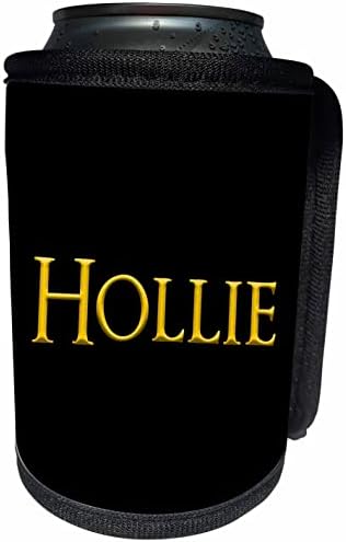 3дРоуз Холи популярно женско име в Америка. Свети жълт цвят. - Опаковки за бутилки-охладители (cc-364263-1)
