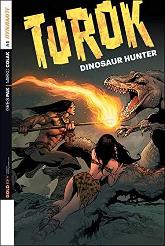 Турците: ловец на динозаври (Dynamite, Vol. 1) 1 (2nd) VF/NM ; Комикс Динамит
