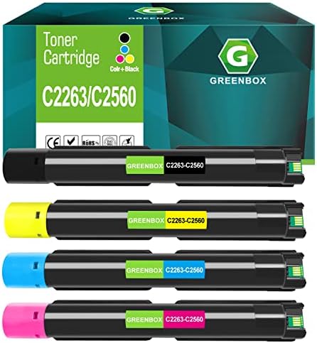 GREENBOX Съвместима касета с тонер V C2263 C2560 високо качество за подмяна на касетата с тонер Xerox V C2263 C2560