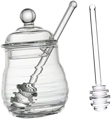 Alipis 1 Комплект Гърне за Мед Прозрачен Контейнер Малки Стъклени Съдове Стъклен Терариум Бутилки За Пакетиране