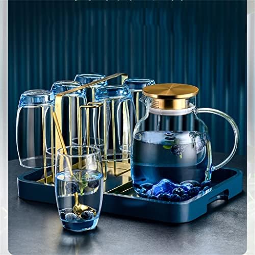 FEER Цветен Стъклен Дом чаша за пиене термостойкая чаена Чаша За Хол Комплект чаши за вода в скандинавски стил 6