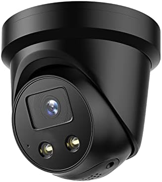 DS-2CD2386 G2-ISU/SL Black 2,8 мм IP камера 8MP 4K AcuSense С стробоскопической светлини и звуков предупредителен