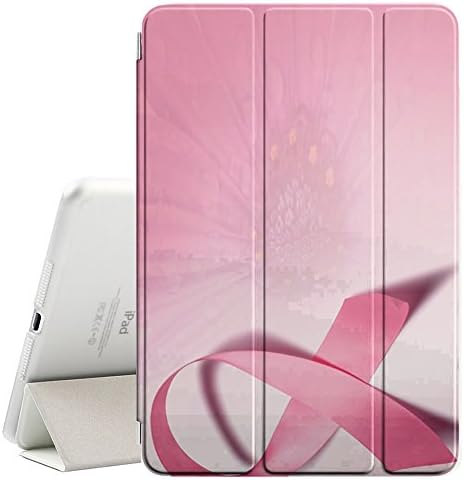 Graphic4You Дизайн на розовата лента с участието на рак на Ултратънък калъф Smart Cover Stand [с функция за сън