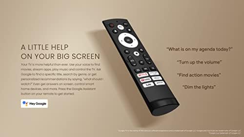 Hisense ULED 4K Premium 75U6H Quantum Dot QLED серия 75-Инчов смарт tv с Google TV, Dolby Vision Atmos, гласово