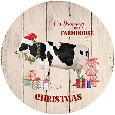 50шт 1,5 Инчов Кръгли Стикери за любителите на селскостопански животни Подарък, аз Мечтая за Фермерска къща Коледни