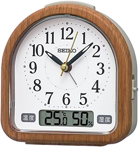 Стенен часовник Seiko Clock KX214C, Радио, Аналогова, Крем, Гланц, Размер на продукта: 12,8x12,8x1,8 инча (32,7x32,7x4,6