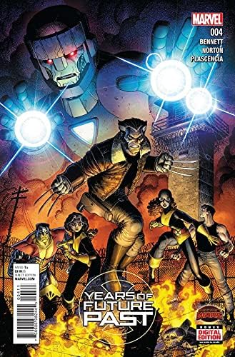 Години на миналата бъдещето на 4 VF / NM ; Комиксите на Marvel | Тайната война X-men
