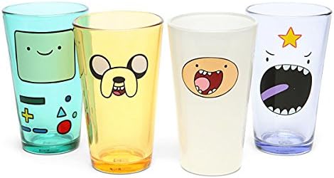 Набор от Пинтовых Чаши Adventure Time Лица от 4 части