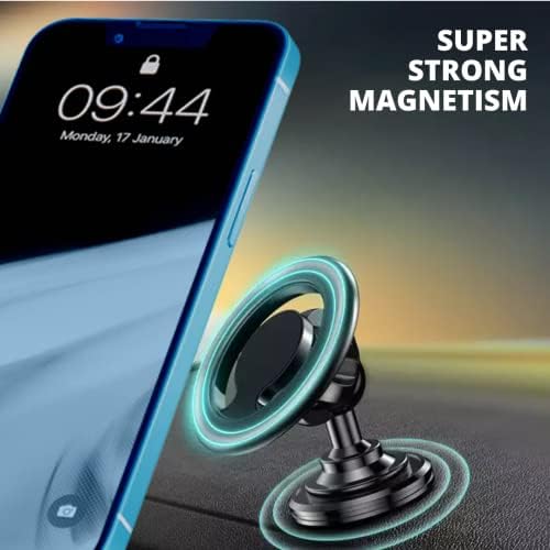 QXTEI Универсален Магнитен Кола за отдушник | Магнитен държач за мобилен телефон свободни ръце за арматурното табло