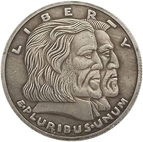 Старинни Занаяти Американски Полдоллара 1936 Дълъг Сребърен Долар Възпоменателна Монета Събиране на монети