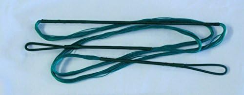 Зелени 14-нитевые греди от dacron В50 Longbow от 60X Custom Strings Bow (с различни размери) (66 СМ)