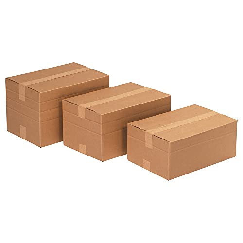 Partners Brand PMDHD302020 Тежкотоварни кутии с различна дълбочина 30 L x 20W x 20H, Крафт (опаковка от 10 броя)