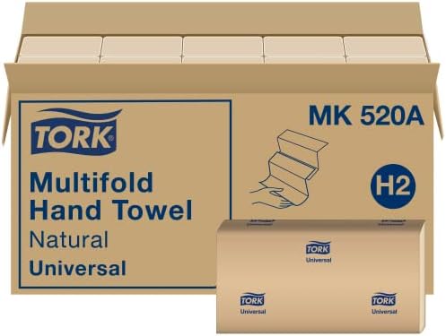 Ролка хартия и кърпи за ръце Tork Natural H21, Универсален, 100 Преработено влакна, 6 ролки x 800 фута, RK8002 &