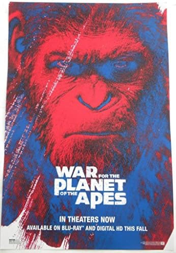 ВОЙНАТА ЗА ПЛАНЕТАТА на МАЙМУНИТЕ - 12.5 х 18.5 Оригинален Промо-постер на филма SDCC 2017