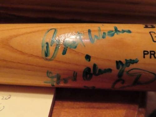 Гари Картър подписа официално 34прилеп Роулингса Гари Картър jsa - MLB Bats с автограф