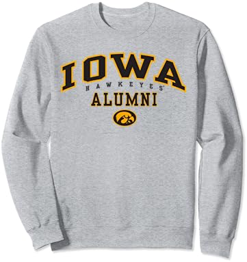 Официално лицензиран Свитшот Iowa Hawkeyes Proud Alumni с гордост завършилите