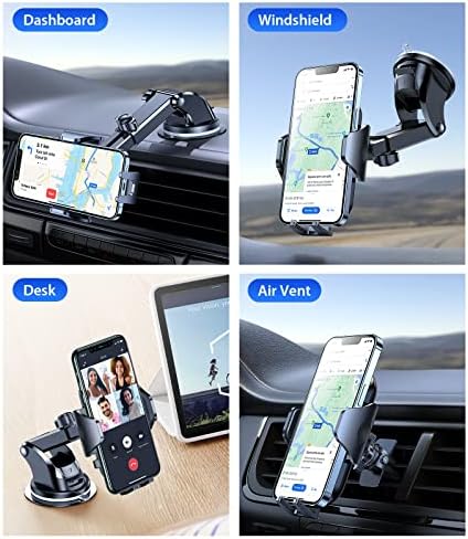 VICSEED Универсален държач за мобилен телефон за кола [Твърд и издръжлив] Automobile калъф телефон за Определяне