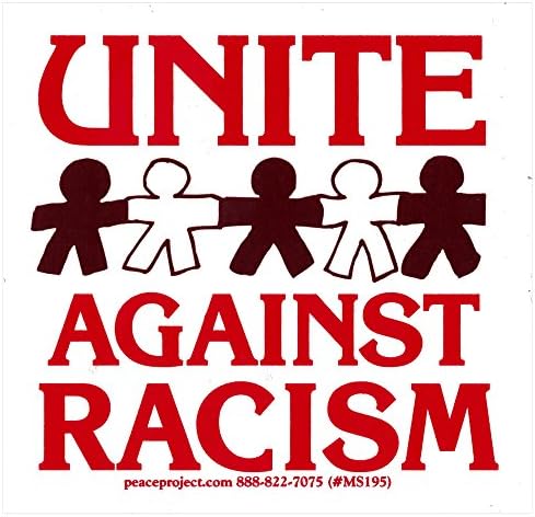 Мирен ресурсен проект Единни срещу проявите на расизъм - Антирасистская стикер BLM Black Lives Matter броня с магнити
