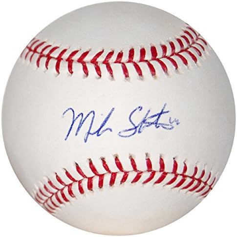 MLB бейзбол с автограф на Майкъл Стьютса - Бейзболни топки с автографи