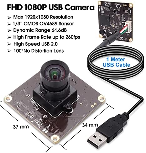 SVPRO Full HD1080P USB Модул камера Високоскоростна камера със закъснител 1080 P/60 кадъра в секунда 720 P/120 кадъра