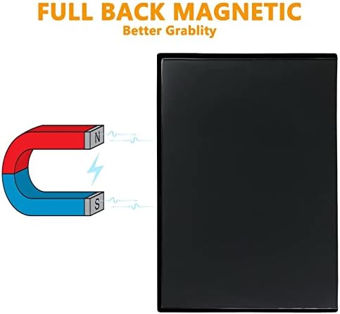 Магнитна рамка за снимки Mingting, Вмещающая Снимки с размери 4X6 инча, Многократно Черни Магнитни Рамки в Хладилник