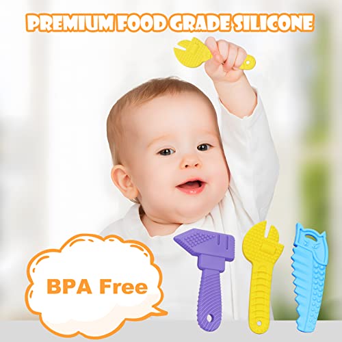 Fyi, Детски Играчки за никнене на млечни зъби за Бебета 0-6 месеца, 6-12 Месеца, 5 Опаковки Силиконови Прорезывателей