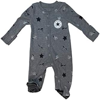 Гащеризон с логото на Converse Baby Boys Chuck Taylor All Star за сън и игра С крака