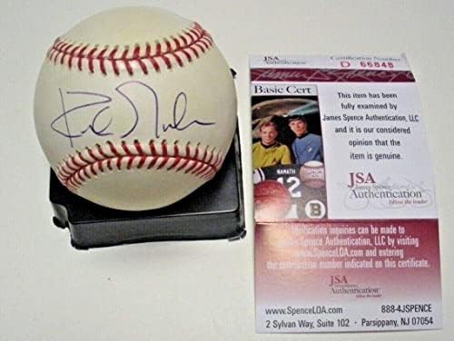 Кърк Гибсън в Лос Анджелесские Доджърс, Детройт Тайгърс, JSA / coa Подписаха бейзболни топки на Mlb с автограф