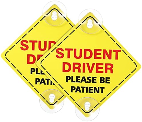 2 Бр. Студентски Знаци на Водача прозорец на колата, Моля, бъдете Търпеливи, нови Стикери за студентски знаци на