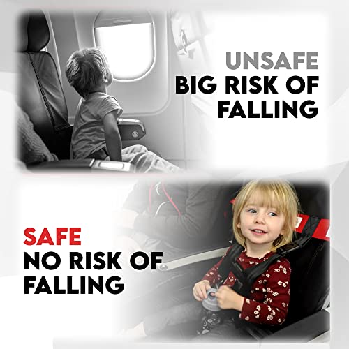 Предпазни колани за пътуване в самолет за деца, подобрени метална катарама, Удерживающая система предпазва детето