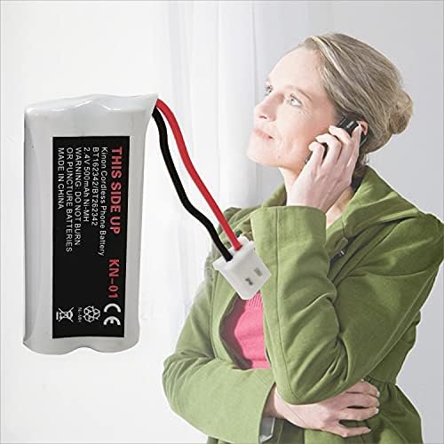 Kinon 3-Pack акумулаторна Батерия за безжичен телефон Нимх AAA 2,4 V 500mAh Подмяна на BT162342 BT262342 BT166342