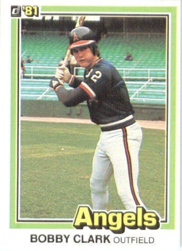 Бейзболна картичка Донрусса 1981 г. №572 от Боби Кларк